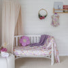 SNUGGLE HUNNY ISLA ORGANIC FITTED COT SHEET