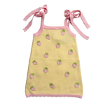POSS & SOSS FLORENCE TIE DRESS - PINK LEMONADE