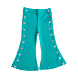 POSS & SOSS HEART FLARES - AQUAMARINE