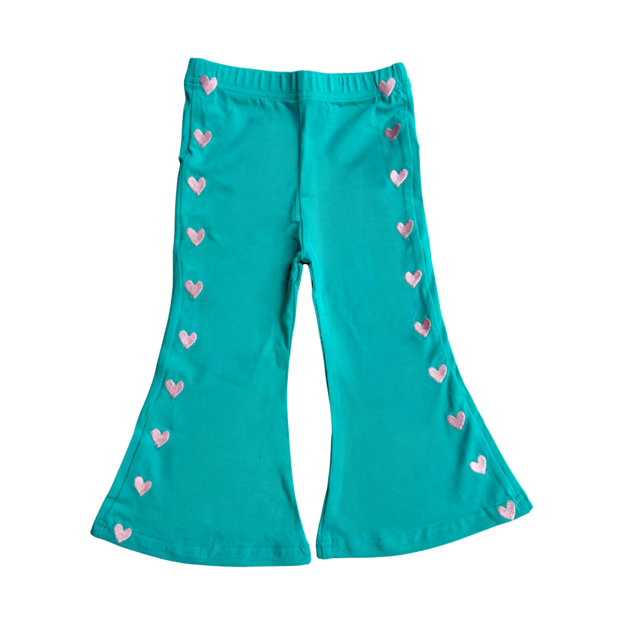 POSS & SOSS HEART FLARES - AQUAMARINE