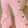 POSS & SOSS HEART FLARES IN BUBBLEGUM