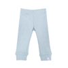 SOLL RIBBED LEGGINGS - BLUE