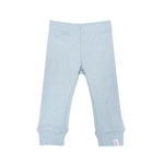 SOLL RIBBED LEGGINGS - BLUE