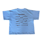 DEAR DARCY I'M EXTREME TEE - BLUE & BROWN