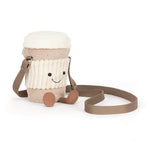 JELLYCAT AMUSEABLES PERKLE COFFEE-TO-GO SHOULDER BAG