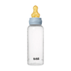 BIBS BABY BOTTLE BPA FREE PLASTIC LATEX -BABY BLUE