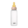 BIBS BABY BOTTLE BPA FREE PLASTIC LATEX - BLUSH