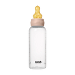 BIBS BABY BOTTLE BPA FREE PLASTIC LATEX - BLUSH