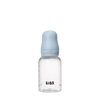 BIBS BABY BOTTLE BPA FREE PLASTIC LATEX -BABY BLUE