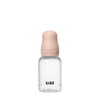 BIBS BABY BOTTLE BPA FREE PLASTIC LATEX - BLUSH