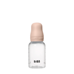 BIBS BABY BOTTLE BPA FREE PLASTIC LATEX - BLUSH
