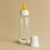 BIBS GLASS BABY BOTTLE COMPLETE SET LATEX - IVORY