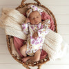 SNUGGLE HUNNY ISLA LONG SLEEVE ORGANIC BODYSUIT WITH FRILL