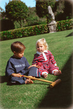 CINNAMON BABY CAMPUS TEE - NAVY