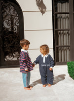 CINNAMON BABY CAMPUS RUGBY - NAVY STRIPE