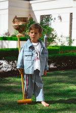 CINNAMON BABY ESTABLISHED TEE - WHITE