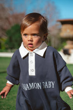CINNAMON BABY CAMPUS LOUNGESUIT - NAVY