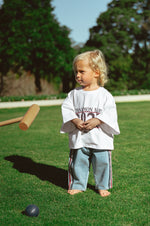 CINNAMON BABY ESTABLISHED TEE - WHITE