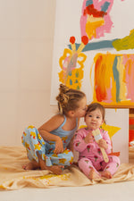 CINNAMON BABY X ARLO STAR SINGLET - BLUE
