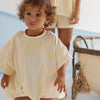CINNAMON BABY LEMON SPLICE T-SHIRT ROMPER