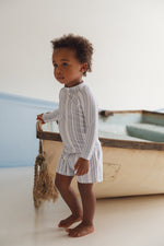 CINNAMON BABY BLUE SUMMER RASH SHIRT