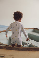 CINNAMON BABY SAILBOAT RASHIE ROMPER