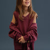 CINNAMON BABY POMEGRANATE KNITTED VEST