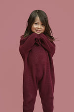 CINNAMON BABY POMEGRANATE KNITTED LOUNGESUIT