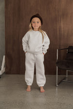 CINNAMON BABY LOGO SET - GREY MARLE
