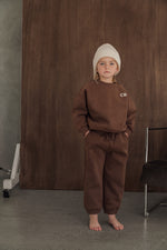 CINNAMON BABY LOGO SET - CHOCOLATE
