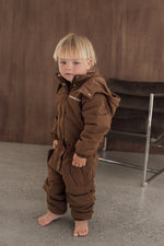 CINNAMON BABY SNOWSUIT - CHOCOLATE