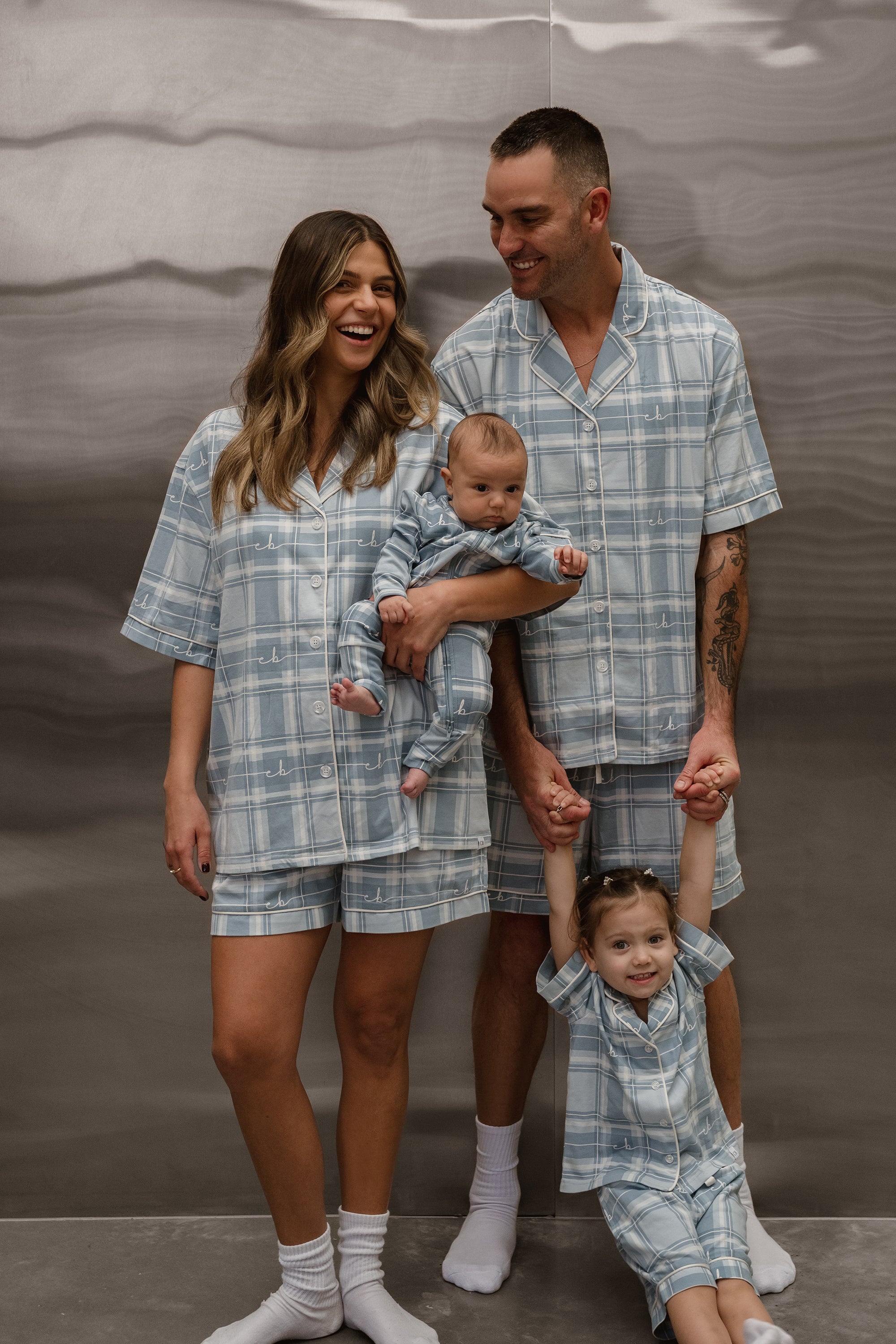 CINNAMON BABY ADULT PLAID PYJAMAS