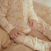 CINNAMON BABY CRESCENT MOON GROWSUIT