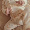 CINNAMON BABY CRESCENT MOON GROWSUIT