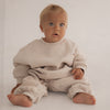 CINNAMON BABY PRIMARY LOUNGE SUIT - STONE