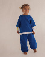 CINNAMON BABY LAYERED CB TEE - BLUE