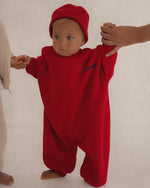 CINNAMON BABY FISHERMAN BEANIE - RED
