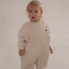CINNAMON BABY PRIMARY LOUNGE SUIT - STONE