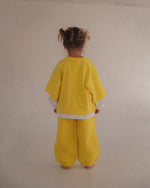 CINNAMON BABY PRIMARY TRACK PANTS - YELLOW
