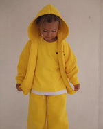 CINNAMON BABY PRIMARY ZIP HOODIE - YELLOW