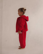 CINNAMON BABY PRIMARY TRACK PANTS - RED