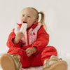 CINNAMON BABY SPRAY PANT - CHERRY
