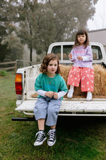 SUNDAY SIBLINGS SUNDAY TEE - GREEN (PRE-ORDER)