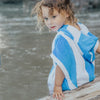 CRYWOLF HOODED TOWEL DEEP SEA STRIPE
