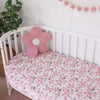 SNUGGLE HUNNY CHERRY BLOSSOM FITTED COT SHEET