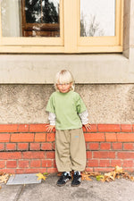 CUBBY ROCKY LAYERED TOP - AVOCADO / DOVE