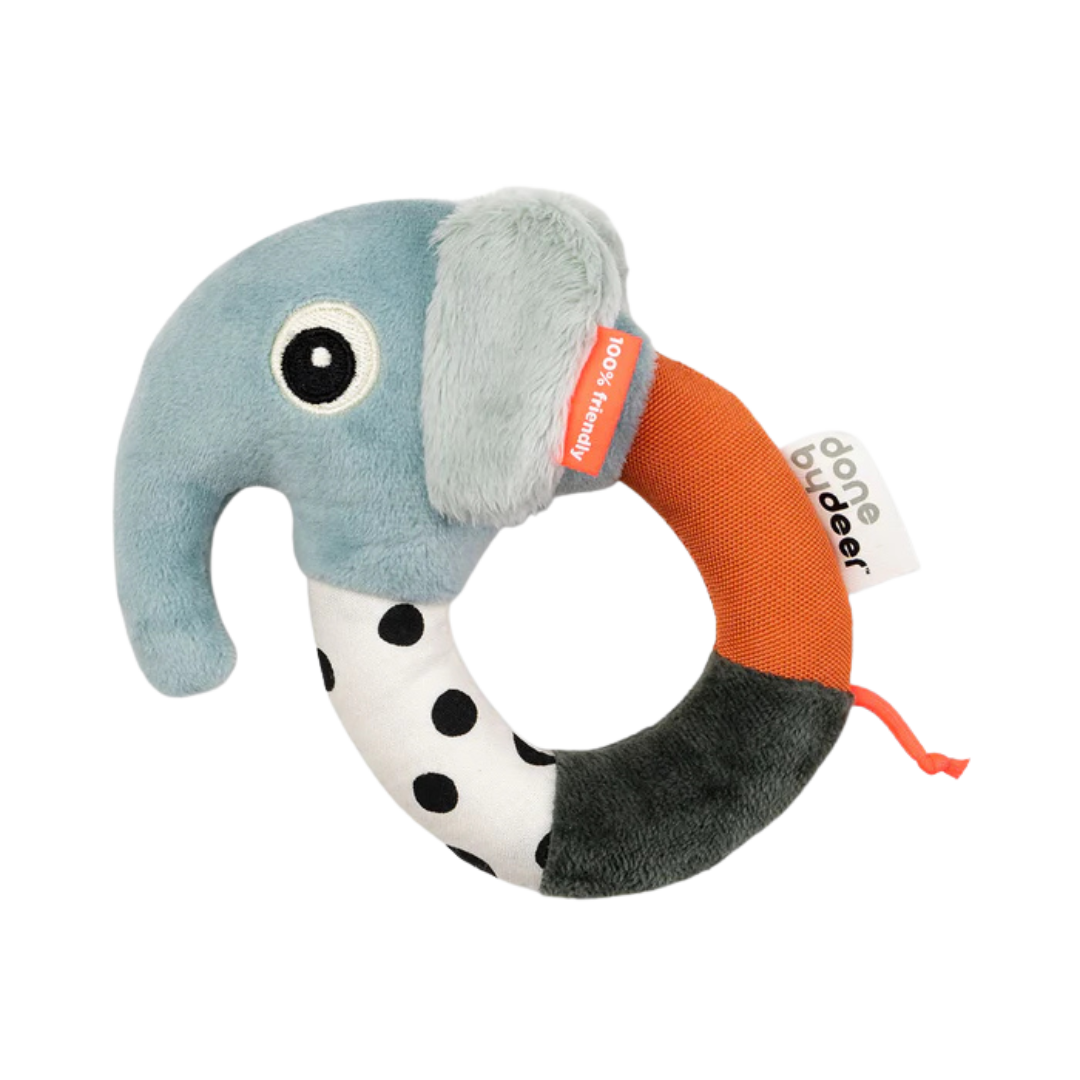 DONE BY DEER SENSORY RING RATTLE ELPHEE