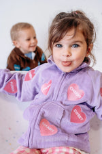 DEAR DARCY AFFIRMATION JACKET - LILAC