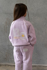 BABY O THE LABEL ATHLETICA TRACK SET - LAVENDER