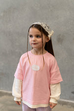 BABY O THE LABEL ATHLETICA LONG SLEEVE - BLUSH